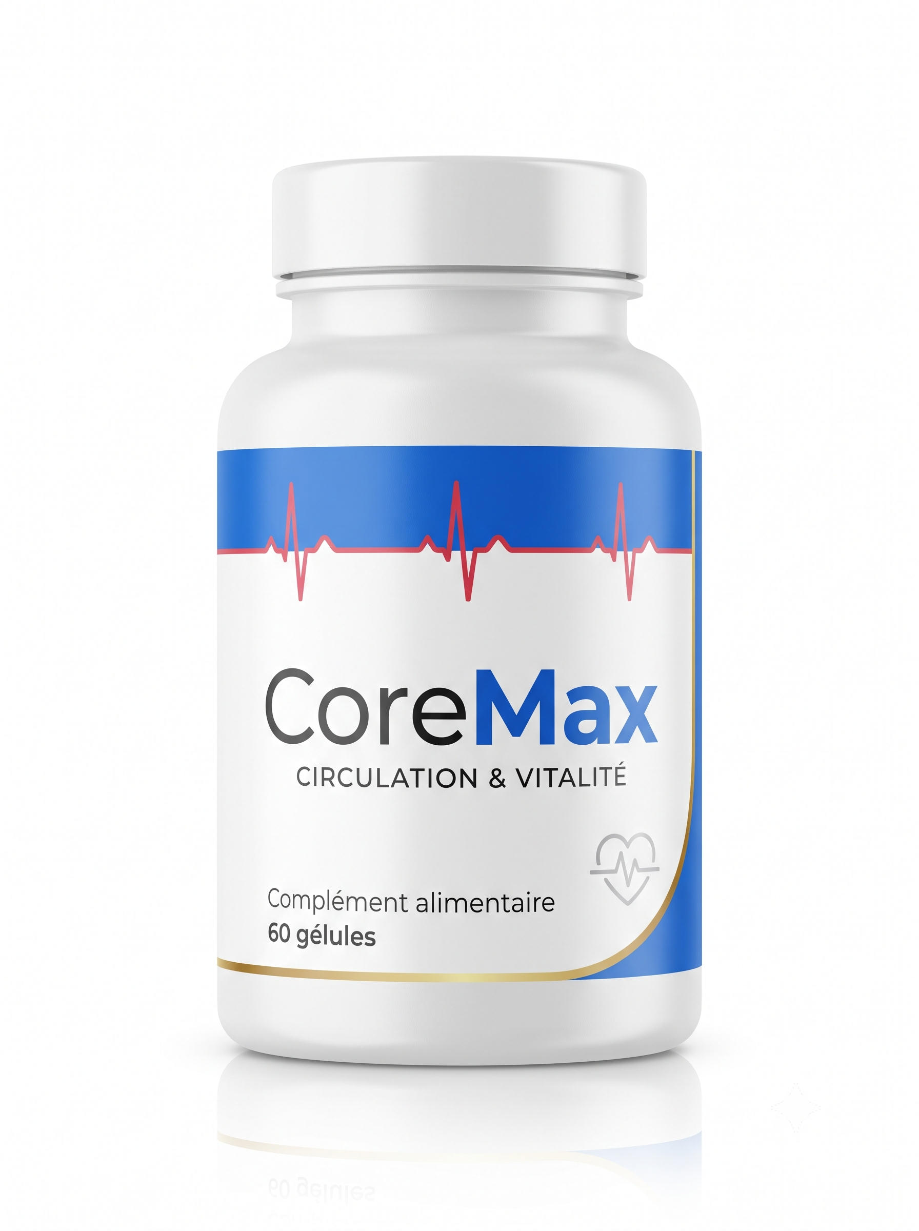 CoreMax™ — complément alimentaire, soutien circulation et vitalité, 60 gélules