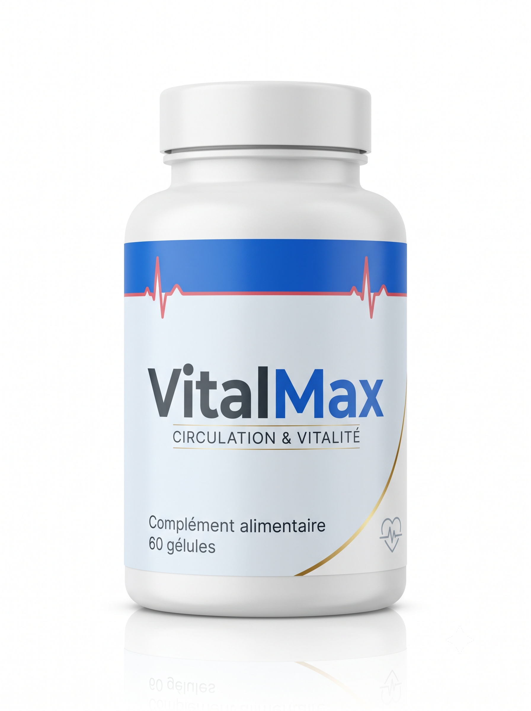 VitalMax™ — complément alimentaire, soutien circulation et vitalité, 60 gélules